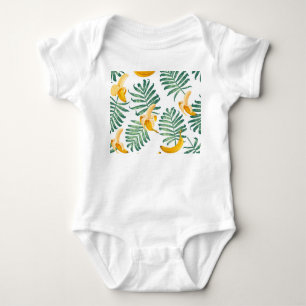 Jungle Fruits: Vibrant Vintage Baby Bodysuit