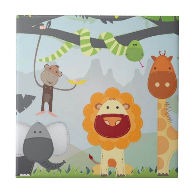 Jungle Fun Tile (Front)