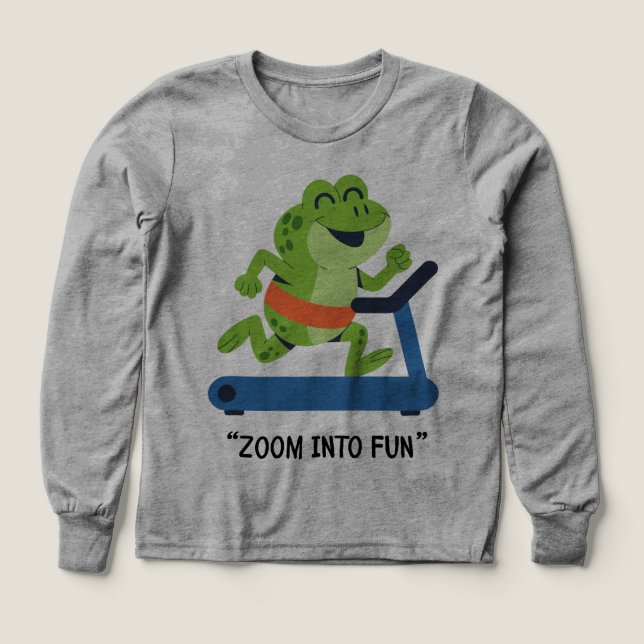 “Jungle Fun with Monkey – Kids T-Shirt” (Design Front)