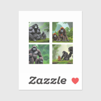 Jungle Gems: An Animated Gorilla Family
