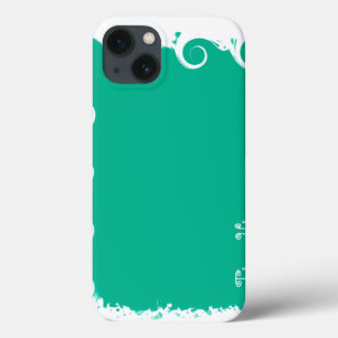 Jungle Green Elegant Modern iPhone 13 Case