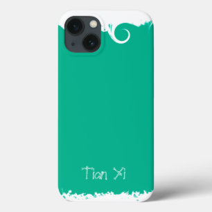Jungle Green Professional Elegant Modern iPhone 13 Case