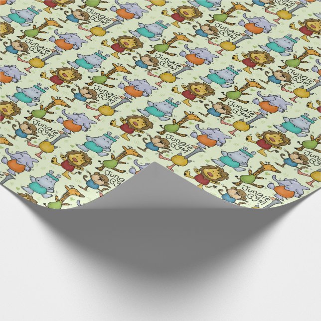 Jungle Gym Wrapping Paper (Corner)