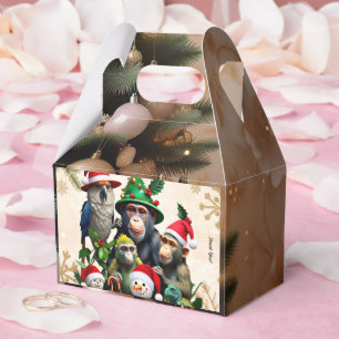 "Jungle Holiday Cheer" Favour Box