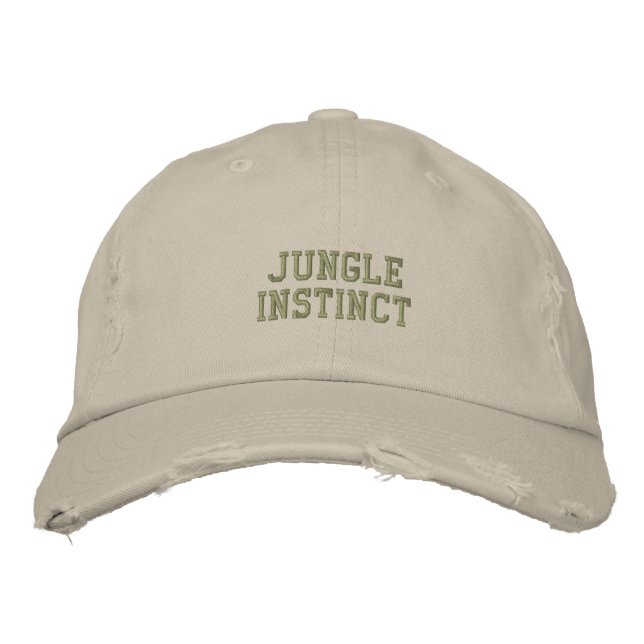Jungle Instinct™ label_Ladies Trekkers Embroidered Hat (Front)