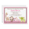 Jungle Jill /Girl Animals Baby Shower Invitation