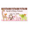 Jungle Jill/Girl Animals Baby Shower Poster/Banner