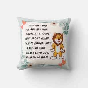 “Jungle Joy – Leo Edition” Cushion