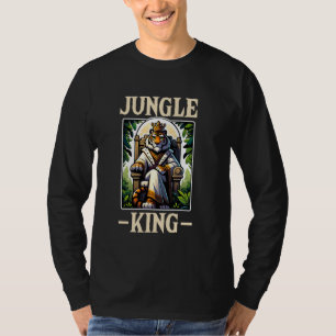 Jungle King Tiger Wild Animal Lover Wildlife Natur T-Shirt