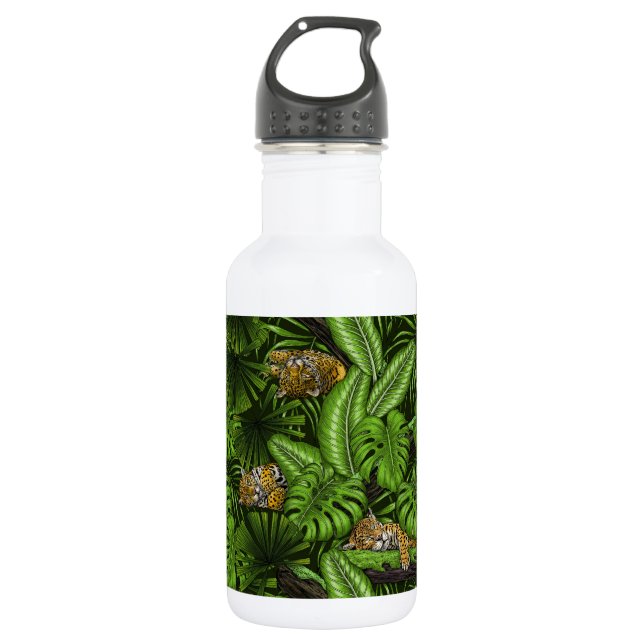 Jungle kitties 532 ml water bottle (Front)