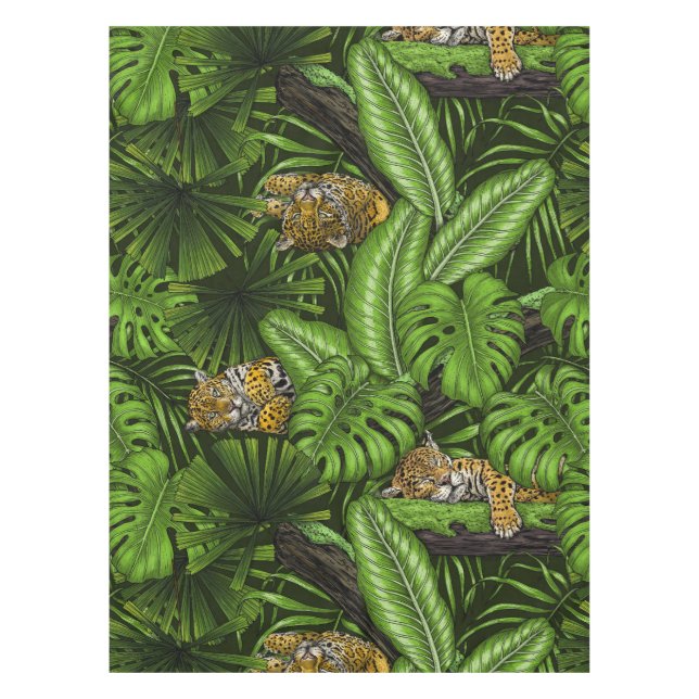 Jungle kitties tablecloth (Front)