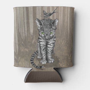 Jungle Kitty Can Cooler