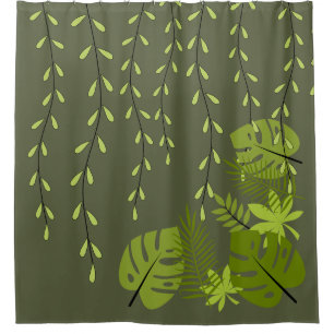 Jungle Leaves  Case-Mate iPhone 14 Pro Max Case Shower Curtain