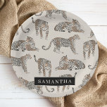 Jungle Leopard Wild Animal Pattern   Paper Plate<br><div class="desc">Jungle Leopard Wild Animal Pattern</div>