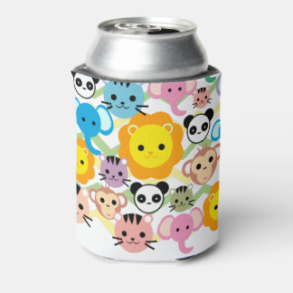 jungle, lion, monkey, animals, elephant can cooler