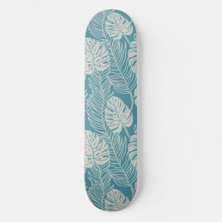 Jungle luxe - tropical pattern skateboard