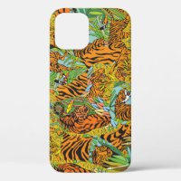 Jungle Majesty: Tigers Amidst Greenery