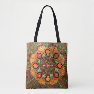 Jungle Mandala Tote Bag
