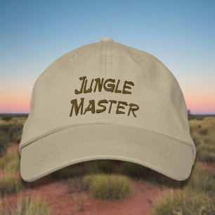 Jungle Master Embroidered Hat