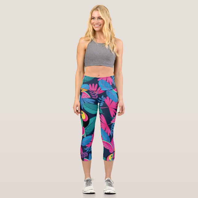JUNGLE MUNGLE CAPRI LEGGINGS (Front)