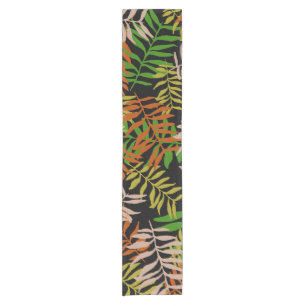JUNGLE NATURE LEAVES  SHORT TABLE RUNNER