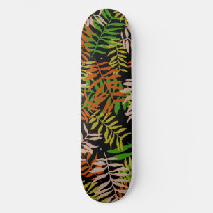 JUNGLE NATURE LEAVES  SKATEBOARD
