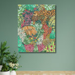 Jungle Nursery Decor<br><div class="desc">Are you planning a jungle themed nursery or child's room? This original artwork features a lush, Amazonian rainforest jungle that is home to a sleepy camouflaged jaguar. Decorate your child's space with this beautiful jungle full of your favourite exotic plants and one adorable big cat. Perfect for a child's room...</div>