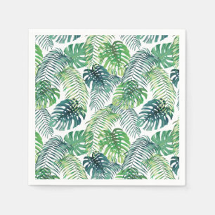 Jungle of Palms Design Paper Napkins