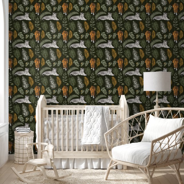 Jungle of the White Tiger Wallpaper (Kids)