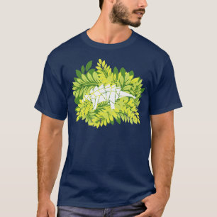 Jungle Origami Ankylosaurus  T-Shirt