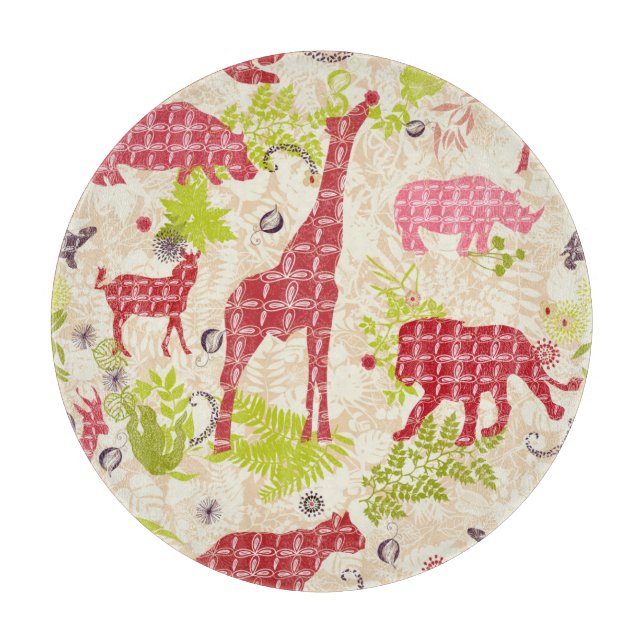 Jungle paradise cutting board (Front)