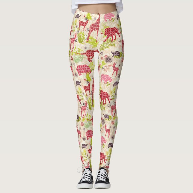 Jungle paradise leggings (Front)