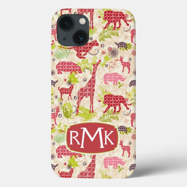 Jungle paradise | Monogram Case-Mate iPhone Case (Back)