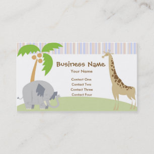 Jungle Party Business Cards