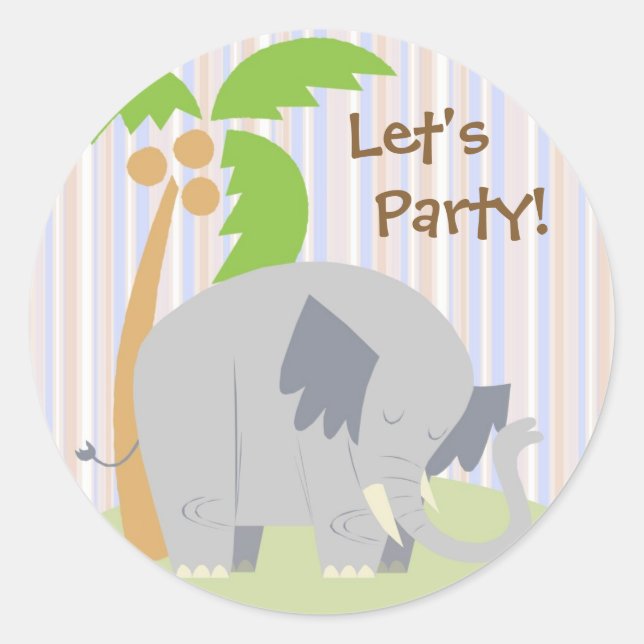 Jungle Party Stickers (Front)