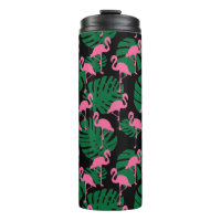 Jungle Pattern Flamingos