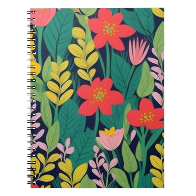 Jungle pattern notebook (Front)