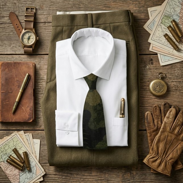 Jungle Phantom Tactical Camouflage Pattern Tie (Creator Uploaded)