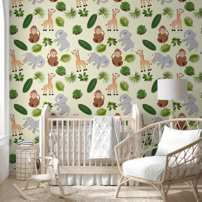 Jungle Plants and Animals Wallpaper (Kids)
