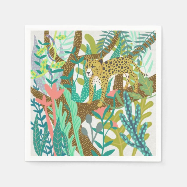 Jungle Roar - Cheetah Napkin (Front)