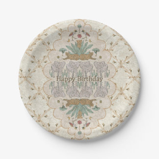 Jungle Safari Animals Paper Plate