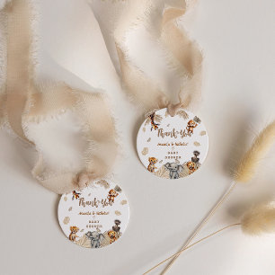 Jungle Safari Baby Shower Favour Tags
