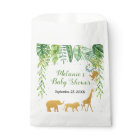 Jungle Safari Baby Shower Napkin Tropical