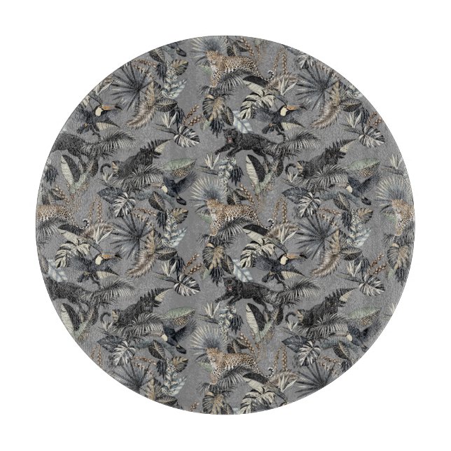 Jungle Safari Cutting Board (Front)
