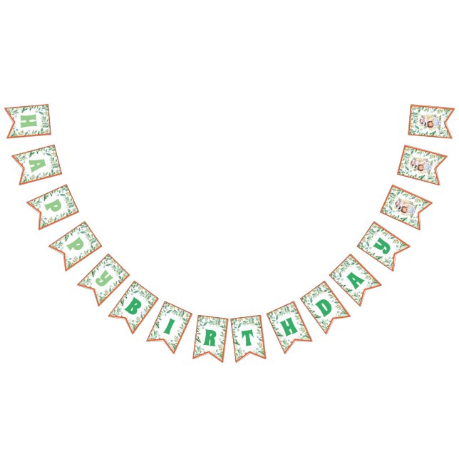 Jungle Safari Party Bunting Bunting (All)