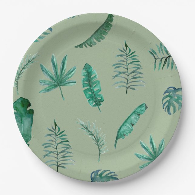 Jungle Safari Theme Tableware Paper Plate (Front)