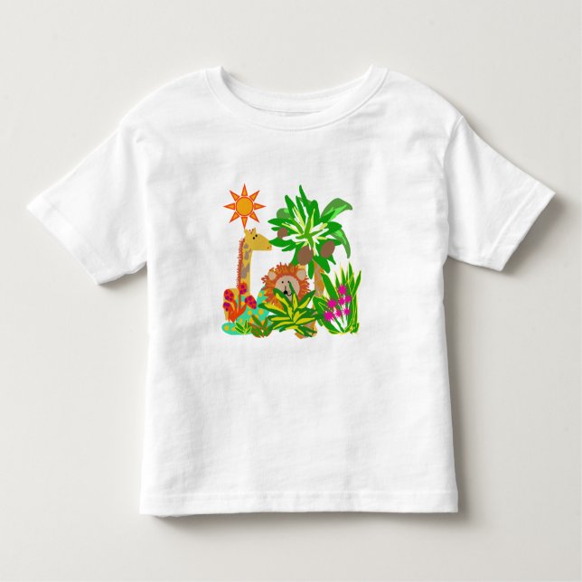 Jungle Safari Toddler T-Shirt (Front)