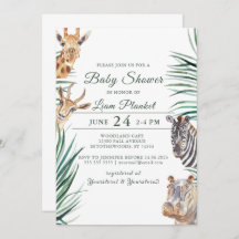 Jungle Safari Wild Baby Shower