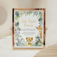 Jungle Safari Wild One Late Night Diapers