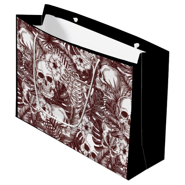 Jungle Skulls Gift Bag (Front Angled)